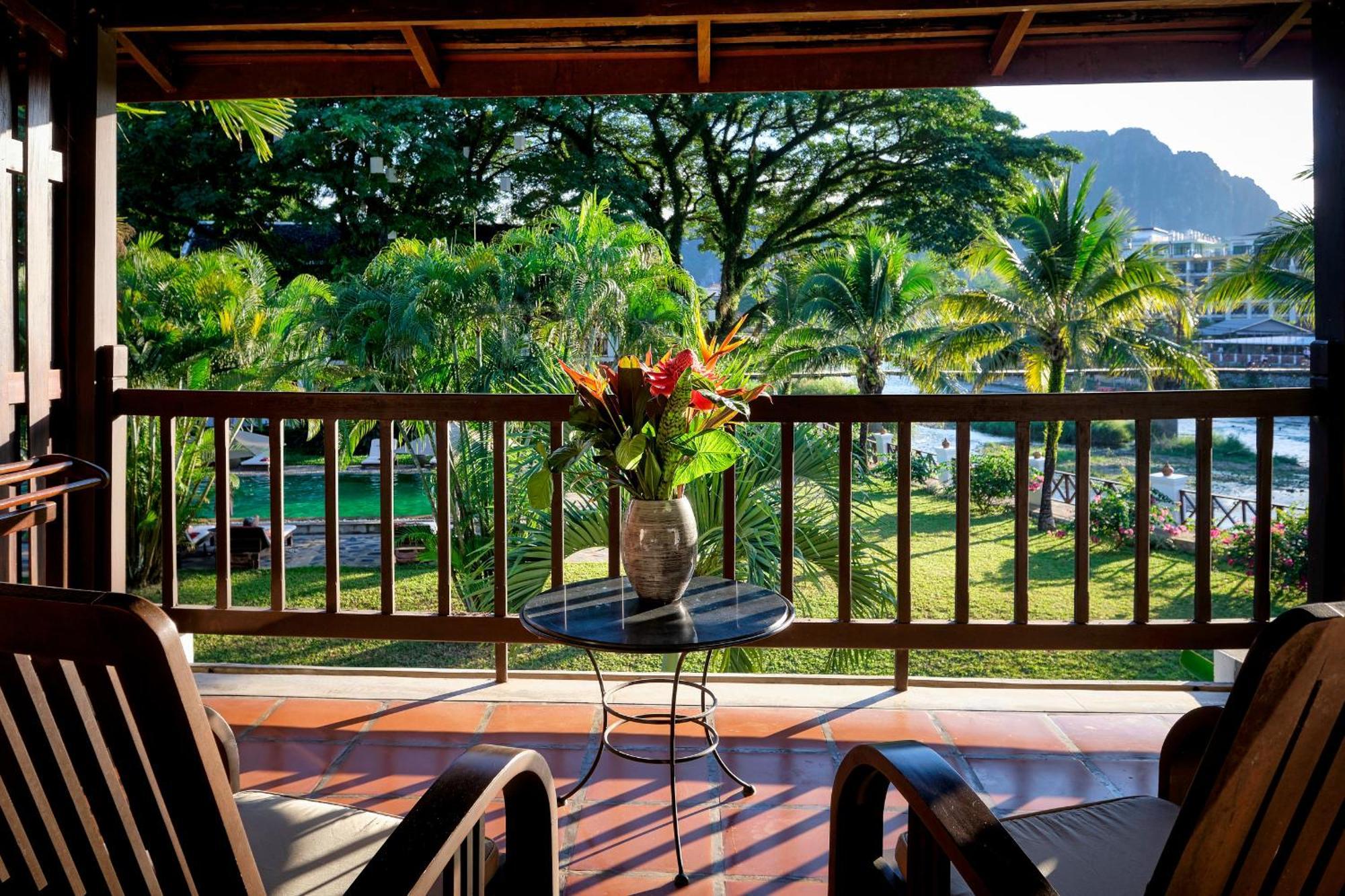 Riverside Boutique Resort, Vang Vieng Eksteriør billede