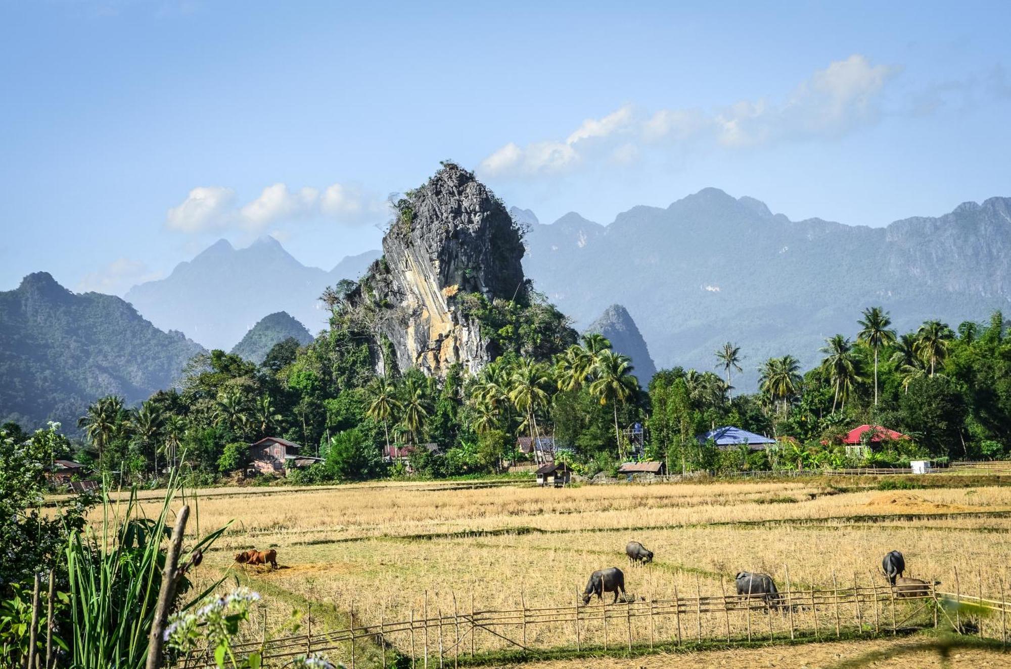 Riverside Boutique Resort, Vang Vieng Eksteriør billede