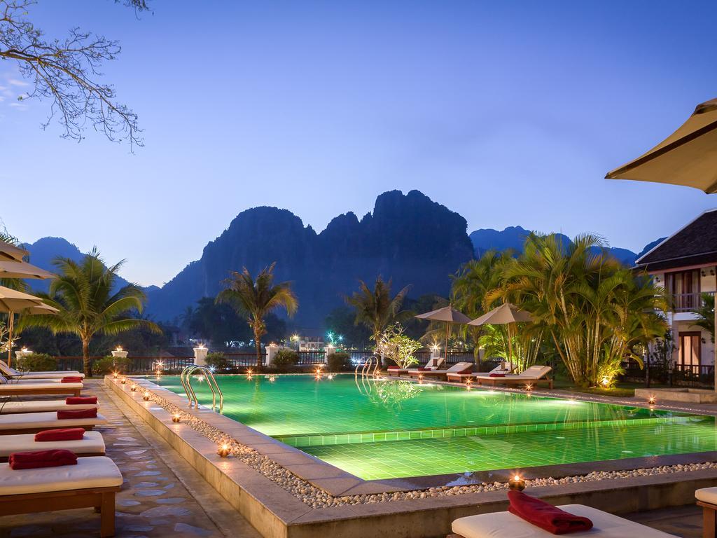 Riverside Boutique Resort, Vang Vieng Eksteriør billede