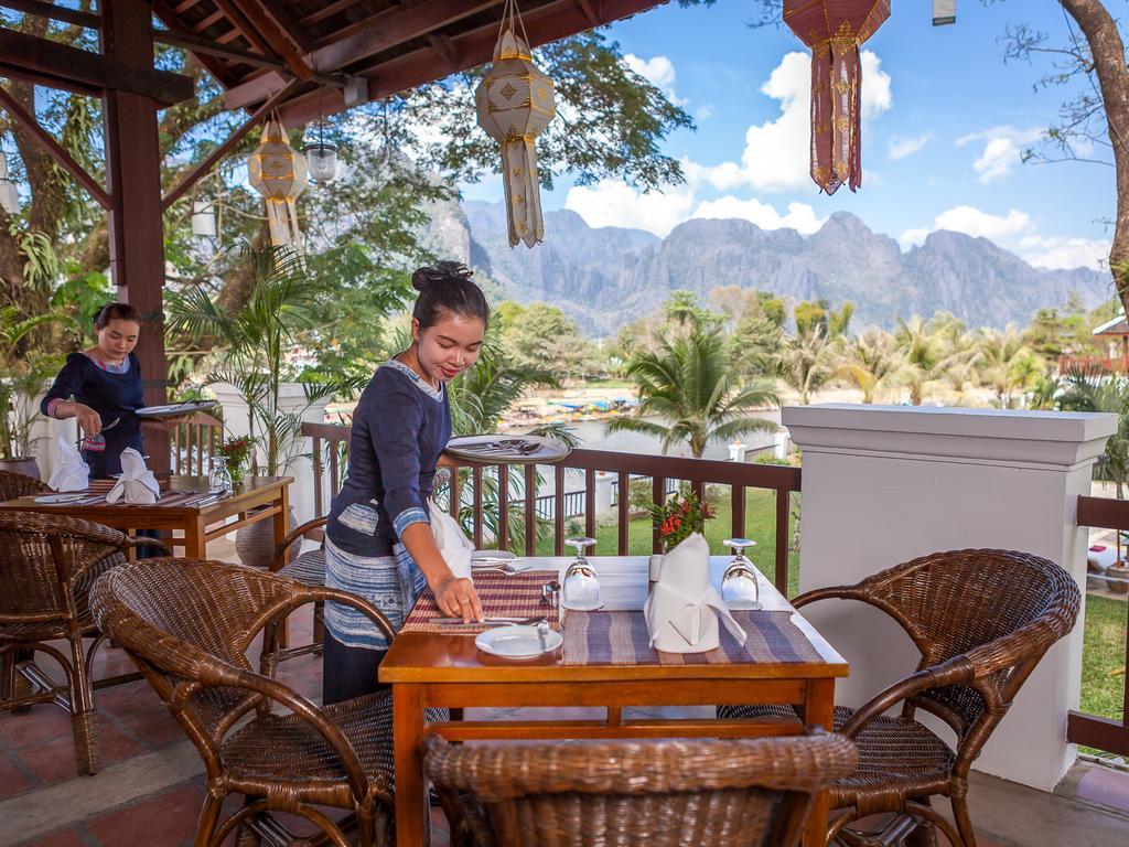 Riverside Boutique Resort, Vang Vieng Eksteriør billede