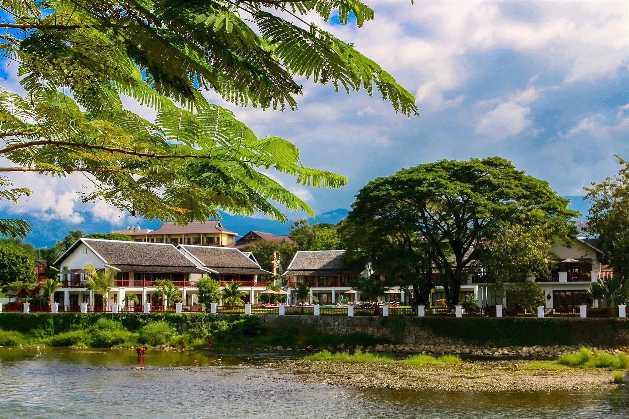 Riverside Boutique Resort, Vang Vieng Eksteriør billede